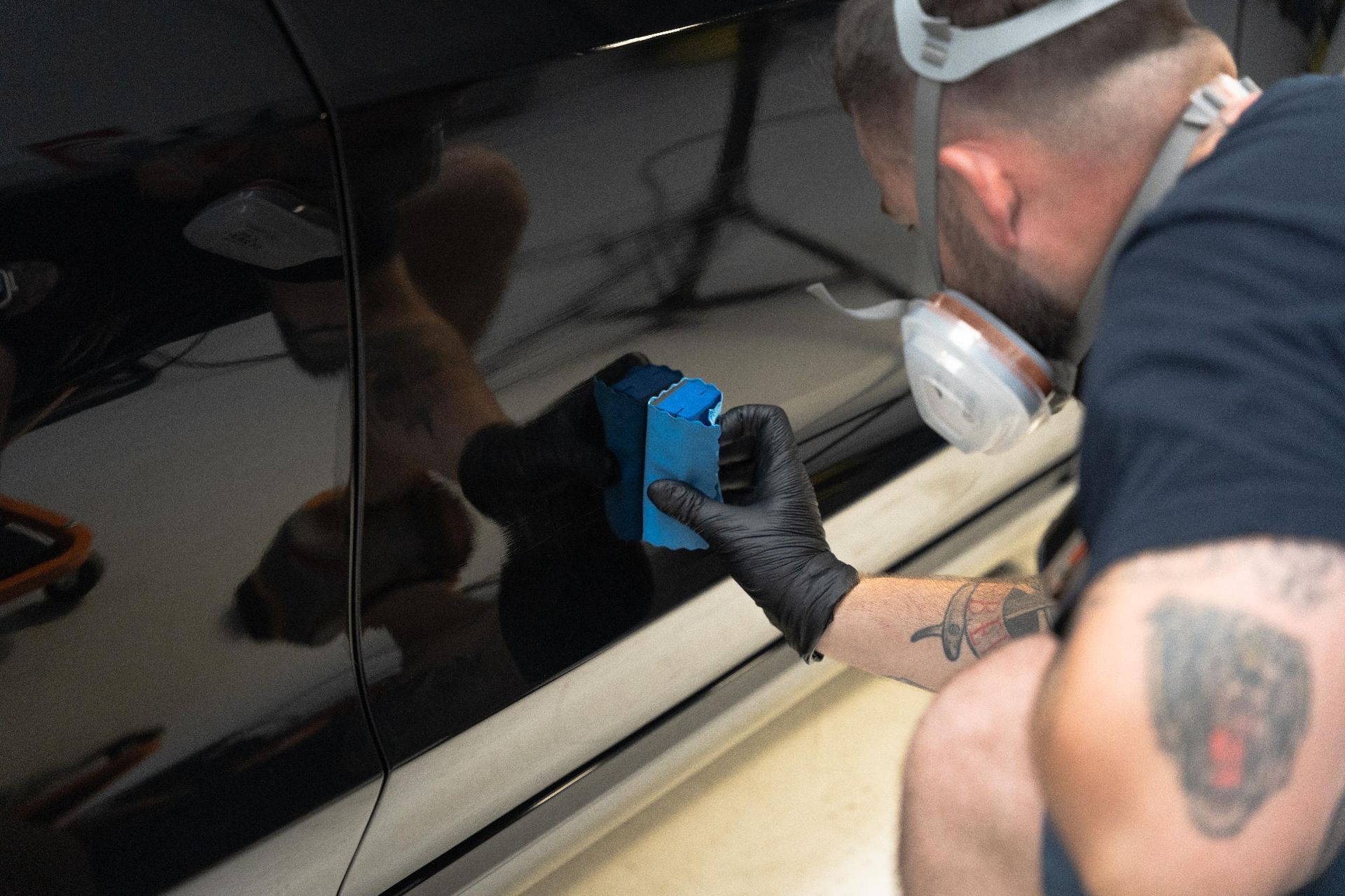 applicazione prodotti di lucidatura