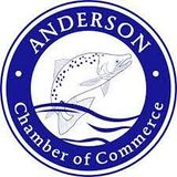 Anderson Chamber of Commerce logo featuring a vibrant design with the organization's name and emblem
