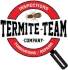 The termite team logo shows a termite in a magnifying glass.