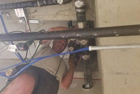 Leak Repair — Staff Repairing Leak Pipeline in Haysville, KS
