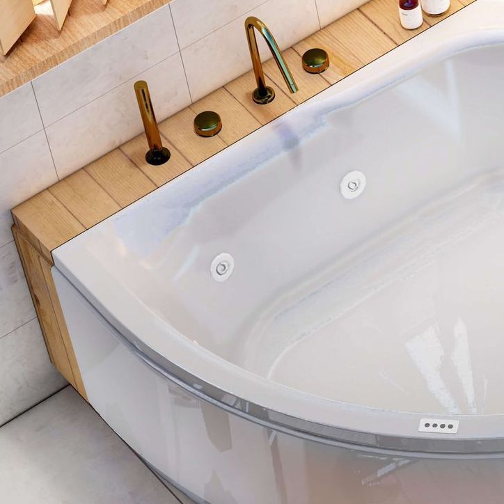 baignoire Balnéo d'angle 120X120 convient aussi pour la douche