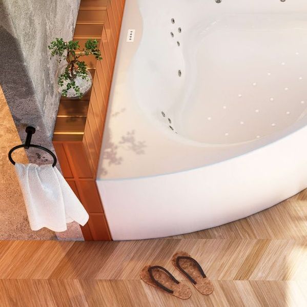 Baignoires Balnéo d'angle  150X150 avec une ou deux vraies places côte à côte et en vis a vis