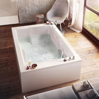 Baignoires Balnéo, trois gammes de baignoires, rectangulaires, ilots et angles