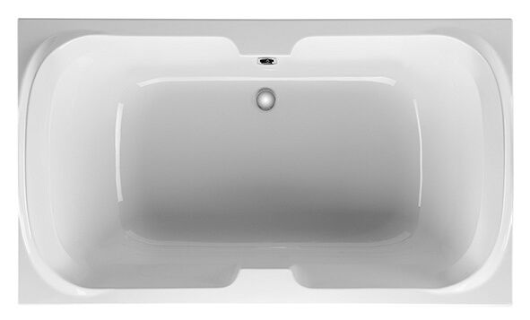 Large baignoire Balnéo rectangulaire pour 2