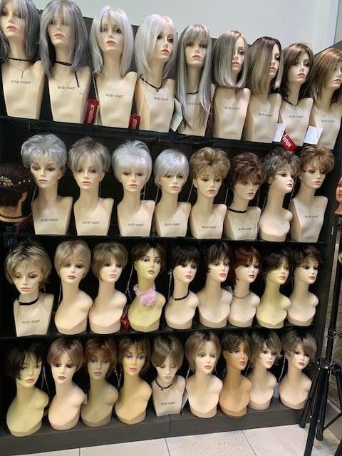 Mannequin Heads With Wigs In Different Sizes And Colors — Roseville, CA — Love Your Hair Wigs