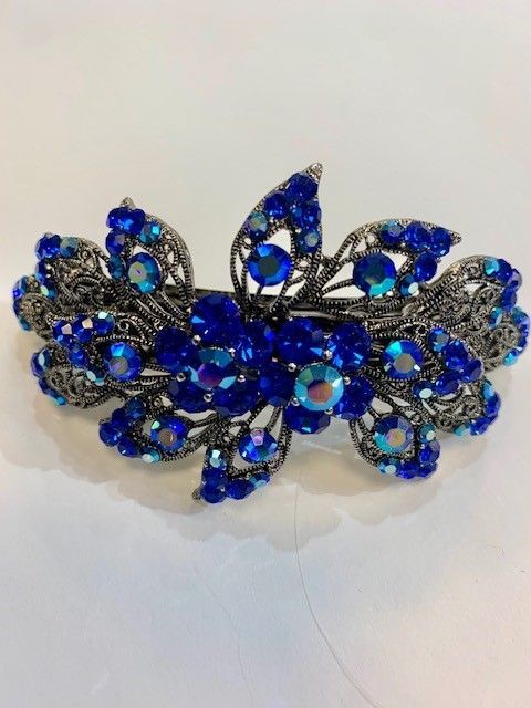 A Hair Clip With Blue Rhinestones — Roseville, CA — Love Your Hair Wigs
