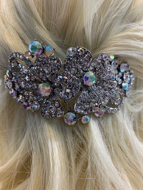 Blonde Hair Wearing Hair Accessory — Roseville, CA — Love Your Hair Wigs