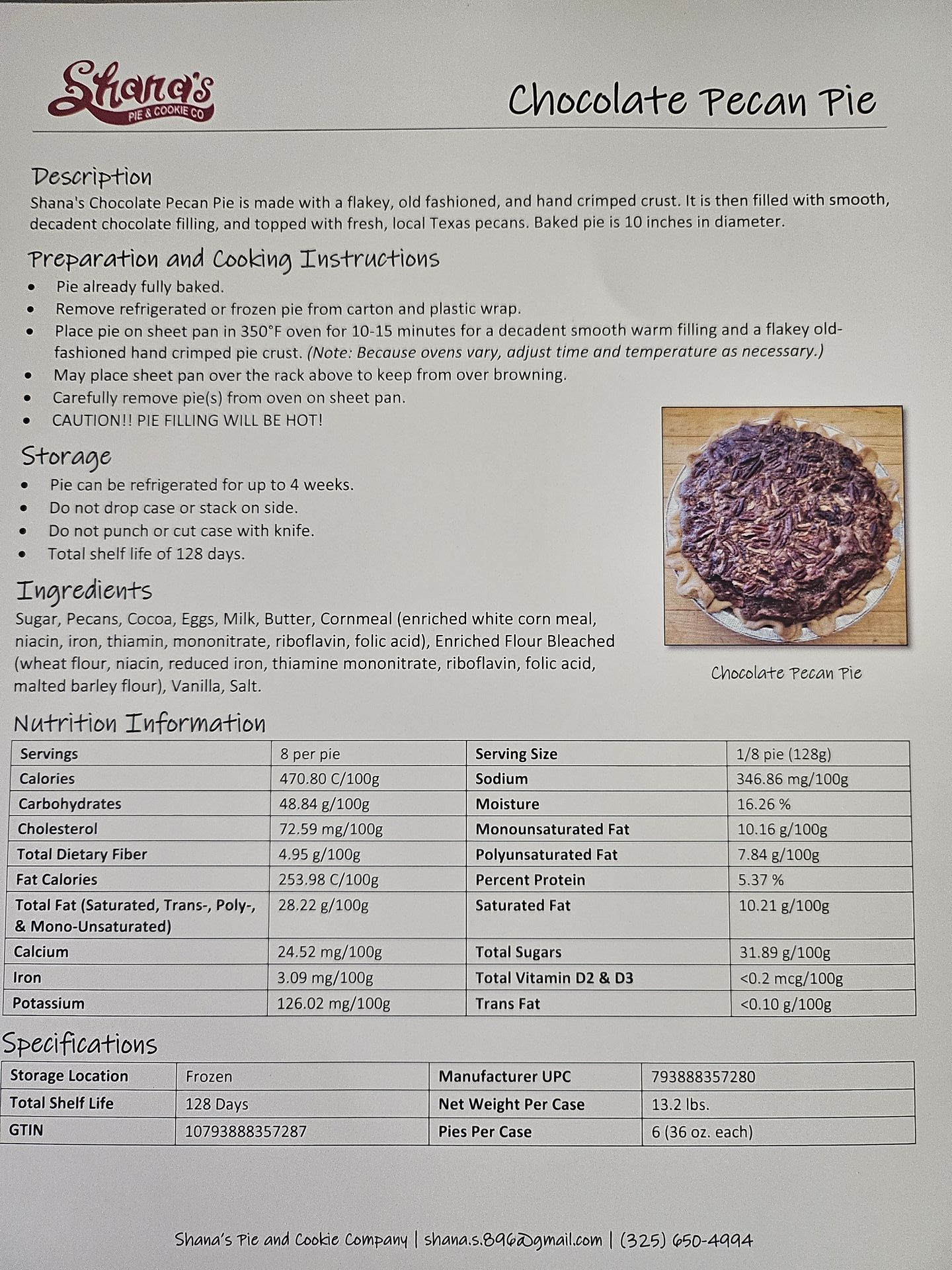 A Recipe for a Chocolate Pecan Pie