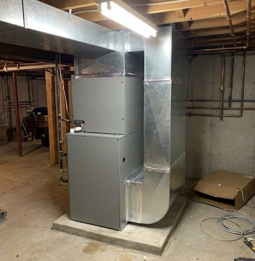 A newly installed, high-efficiency heating system was expertly set up in a Spokane, WA home.