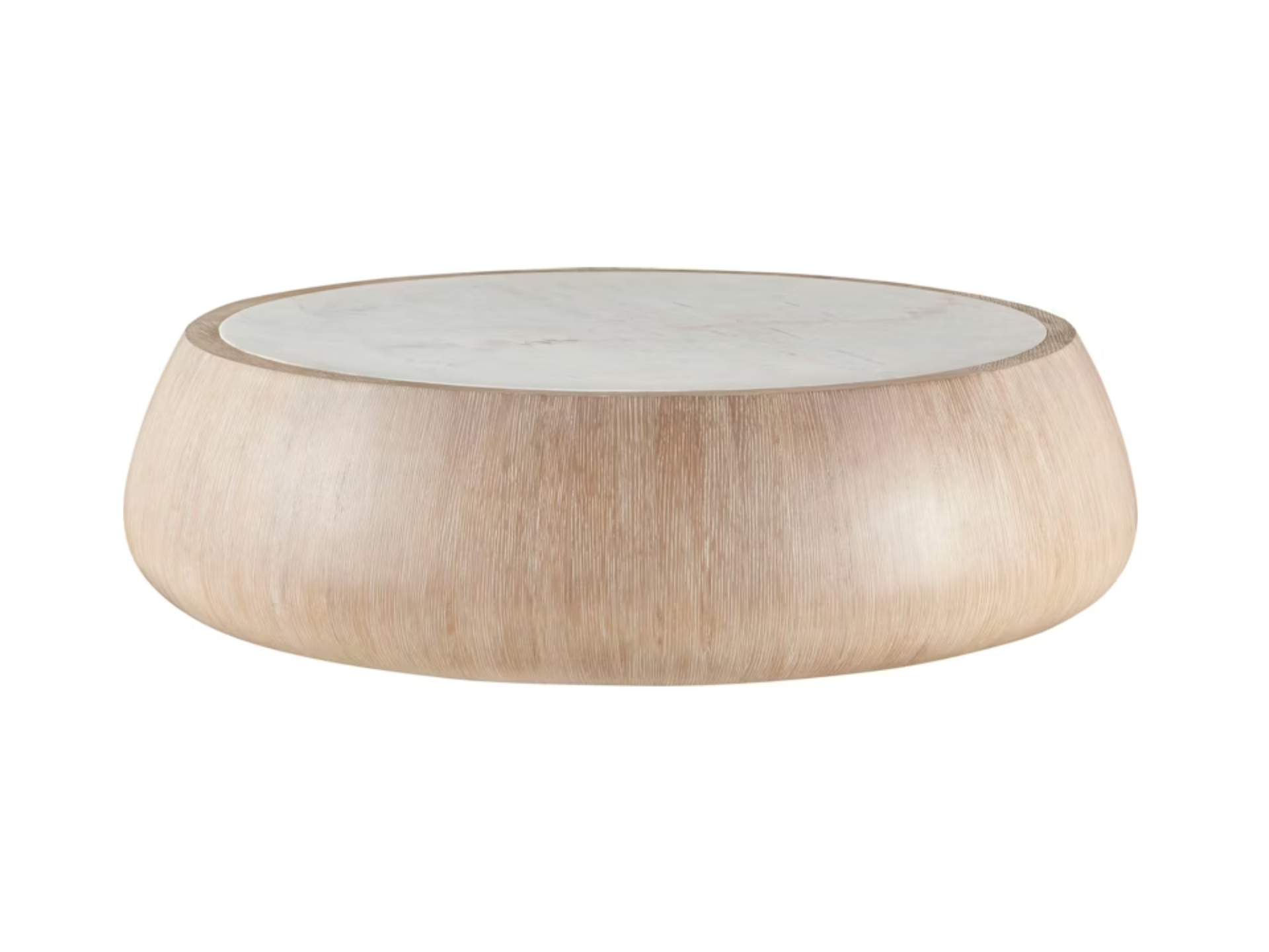 Baker Round Cocktail Table with Marble Top - New