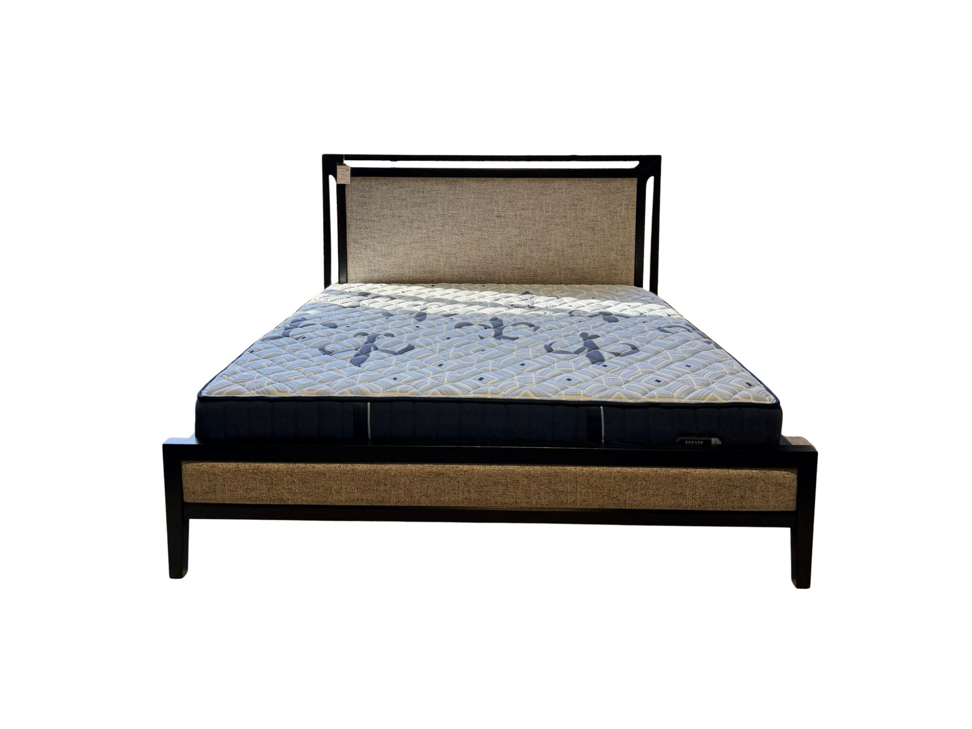 Arhaus Brock King Upholstered Gallery Bed - Consigned