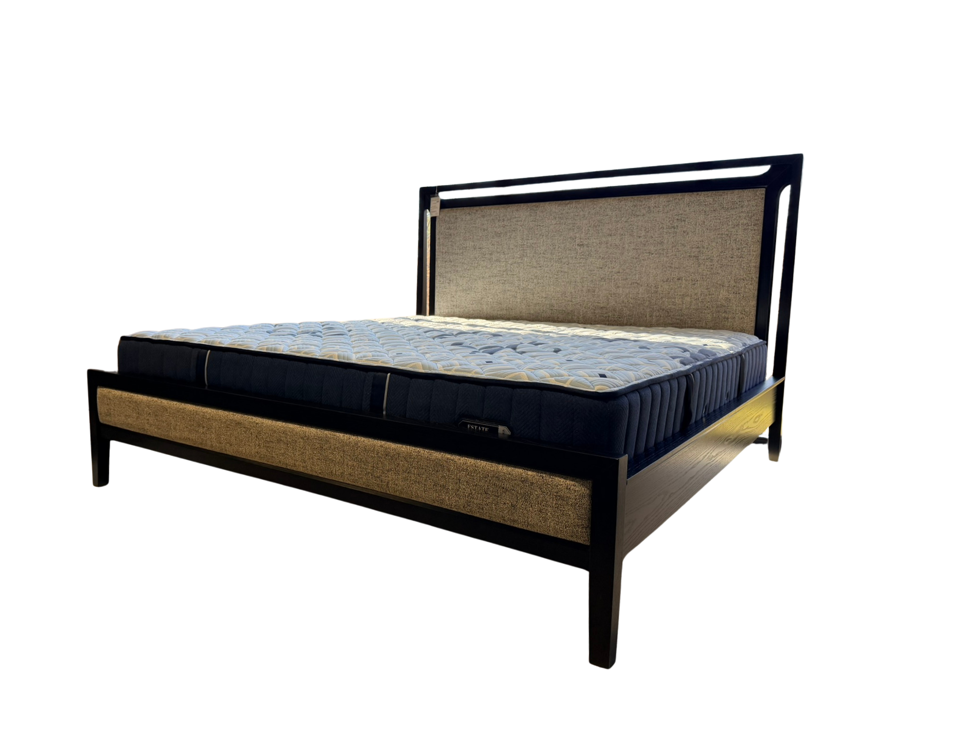 Arhaus Brock King Upholstered Gallery Bed - Consigned