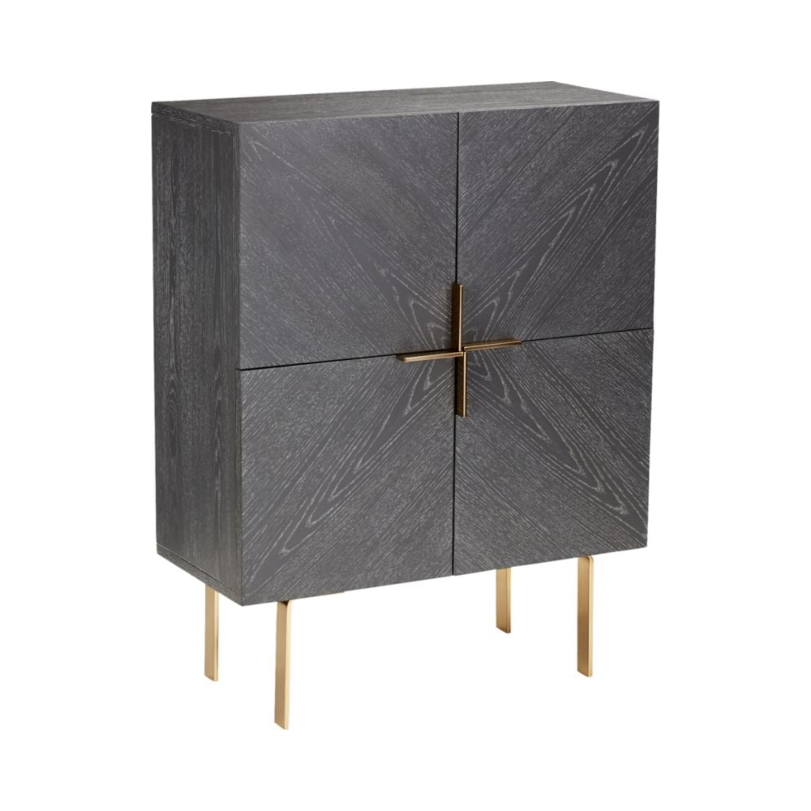 CB2 Jax Cerused Entryway Cabinet with Doors