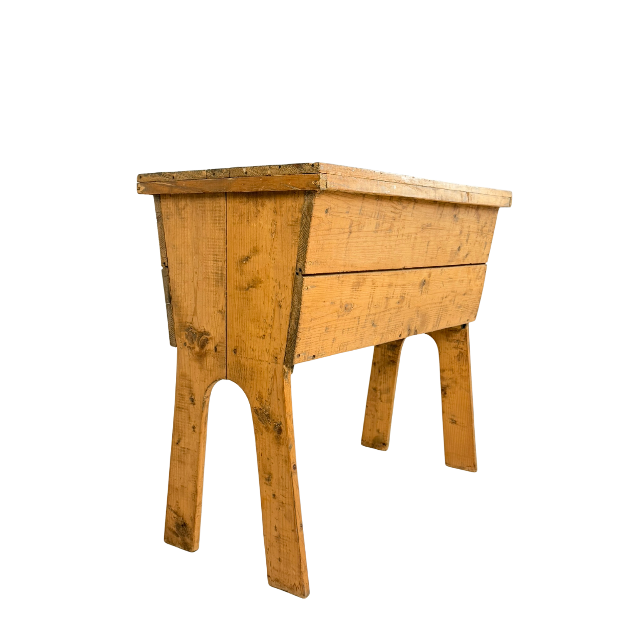 19th Century Primitive Pine Dough Bin