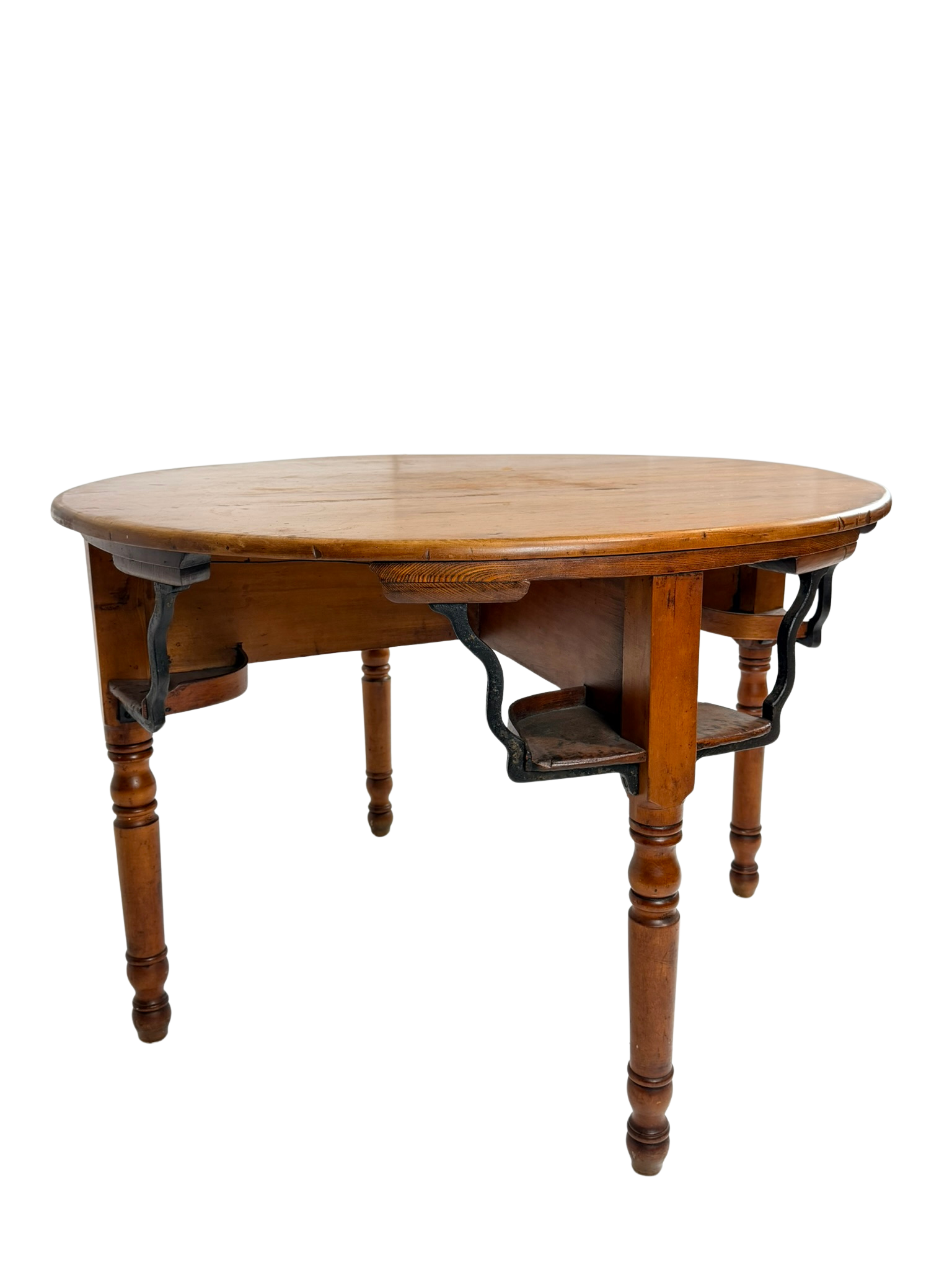 19th Century Country Sheraton Antique Game Table