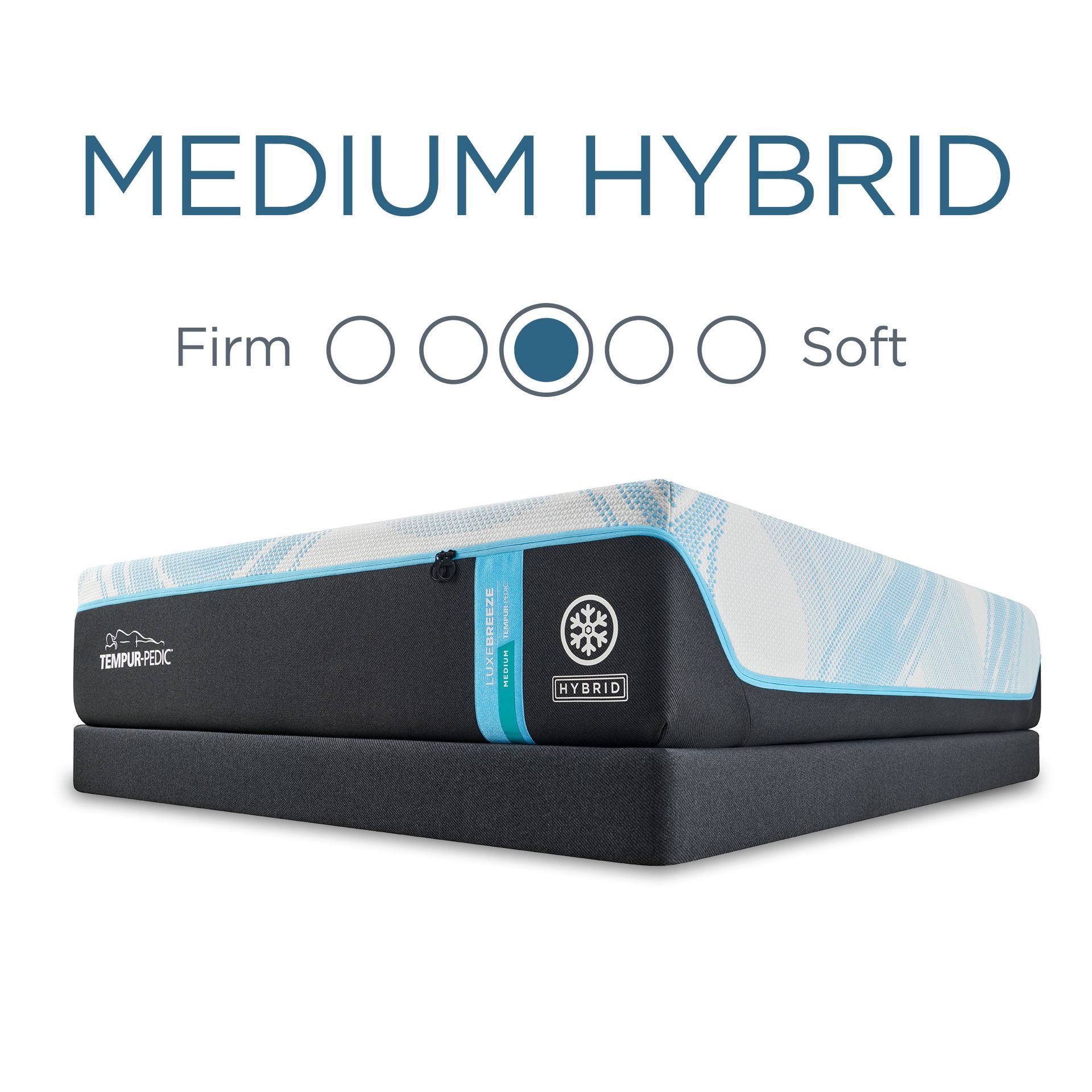 Tempur-Pedic® TEMPUR-LuxeBreeze® Medium Hybrid Mattress