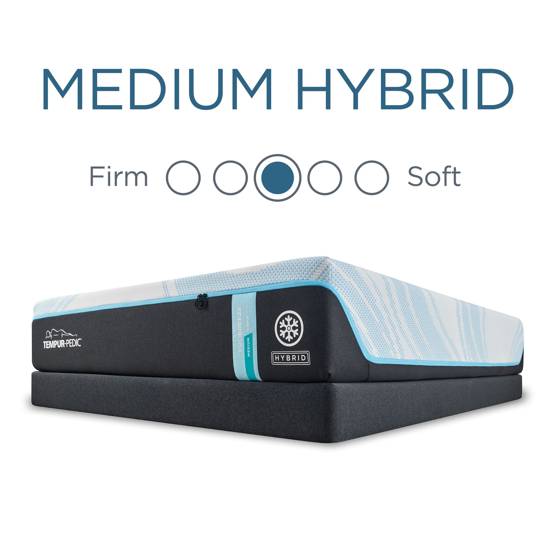Tempur-Pedic® TEMPUR-ProBreeze® Medium Hybrid Mattress