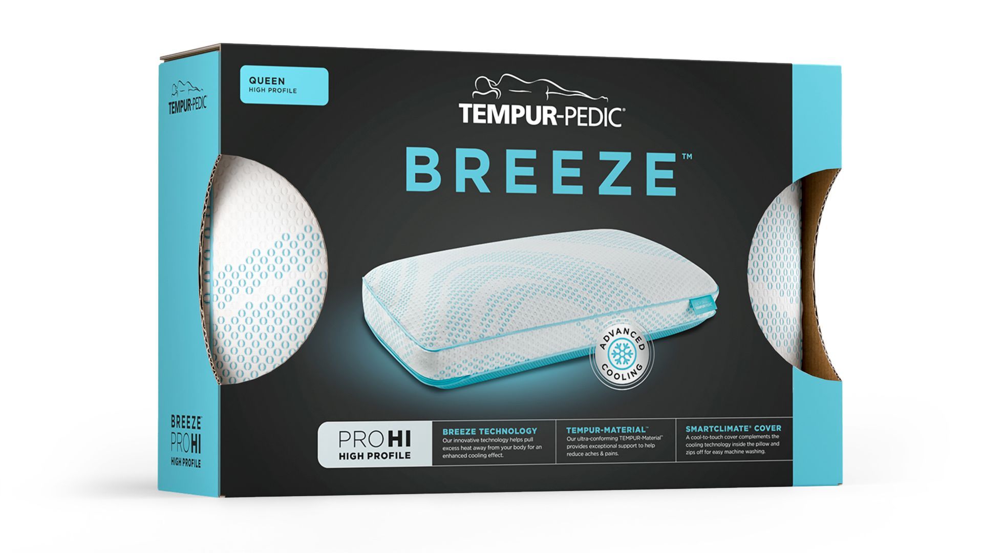 TEMPUR-Breeze ProHi 2.0 Pillow - Queen