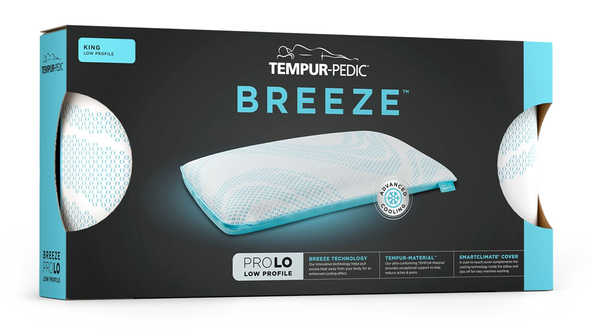 TEMPUR-Breeze ProLo 2.0 Pillow - King