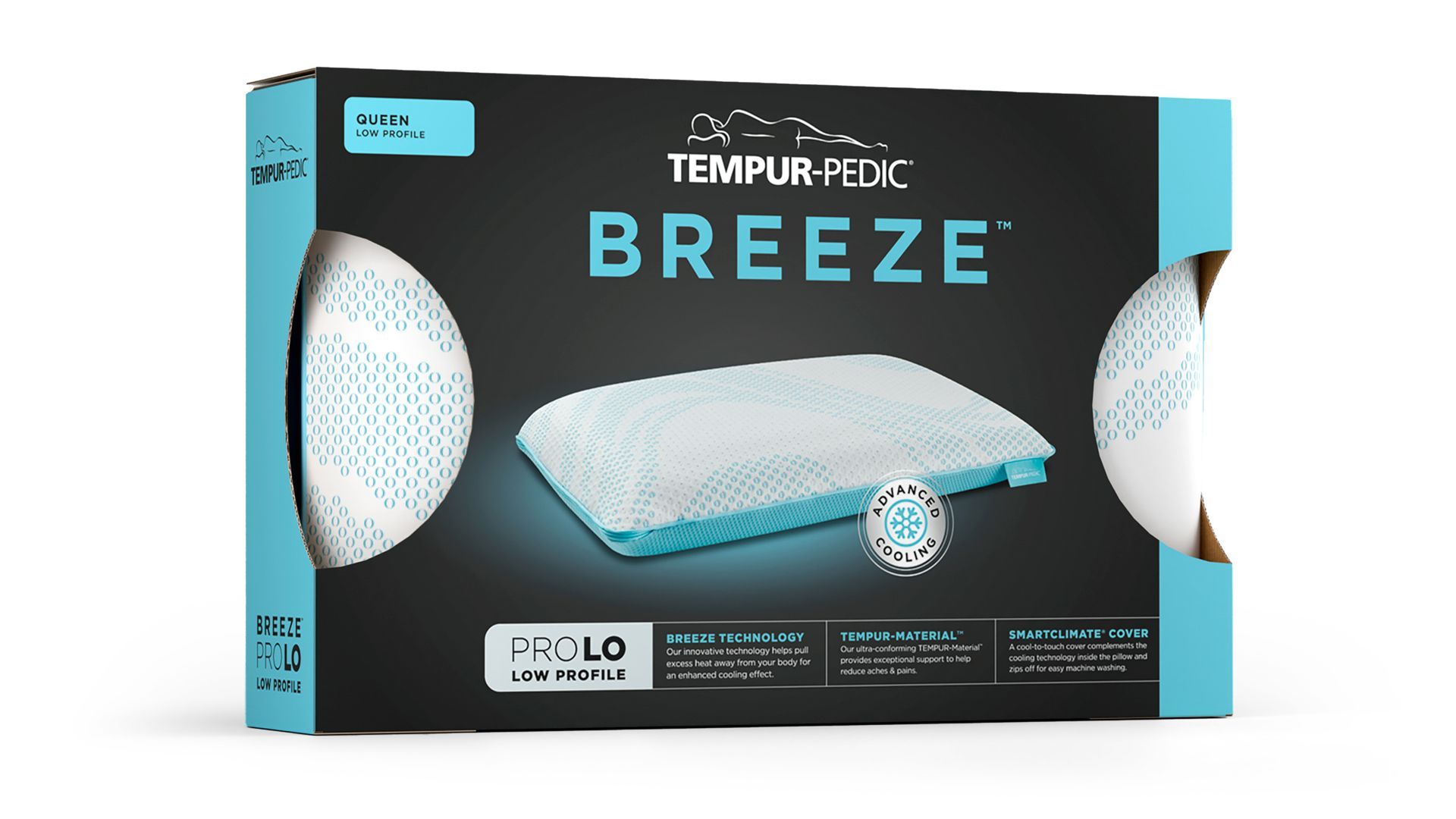 TEMPUR-Breeze ProLo 2.0 Pillow - Queen