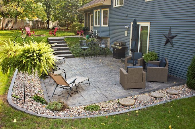 concrete patio in Burnaby British Columbia
