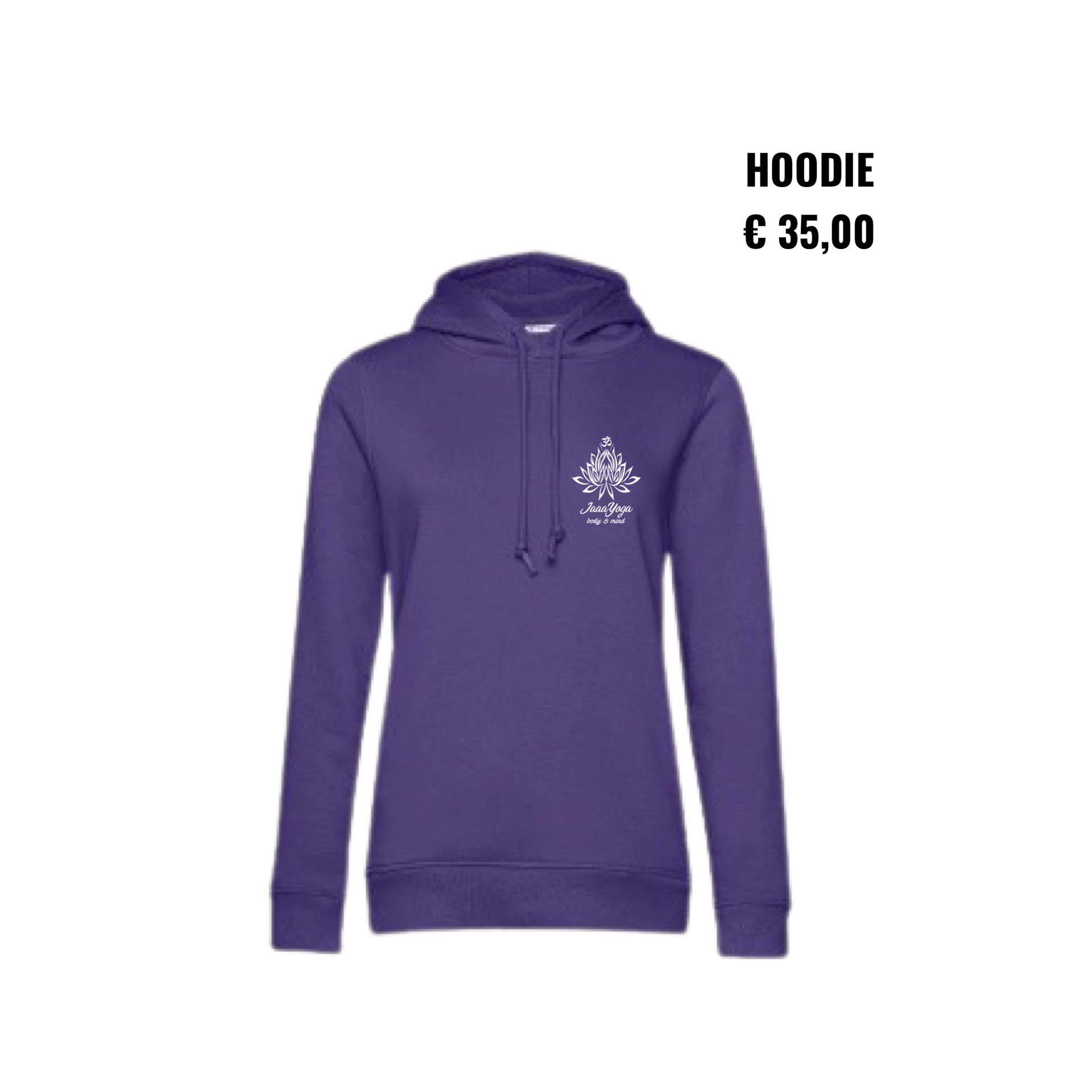 Hoodie Paars JaaaYoga