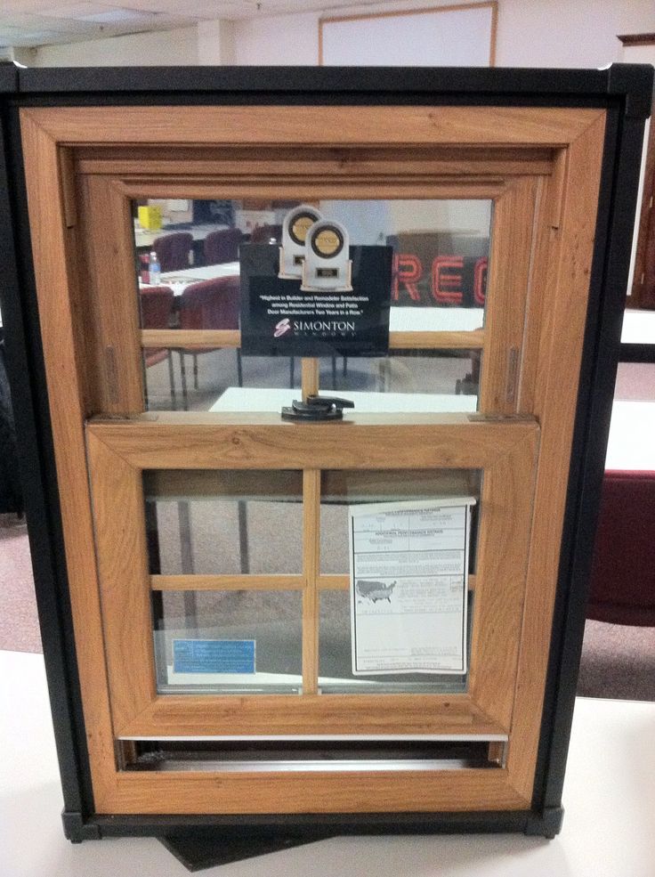 Simonton Reflections 5500 series double hung window.