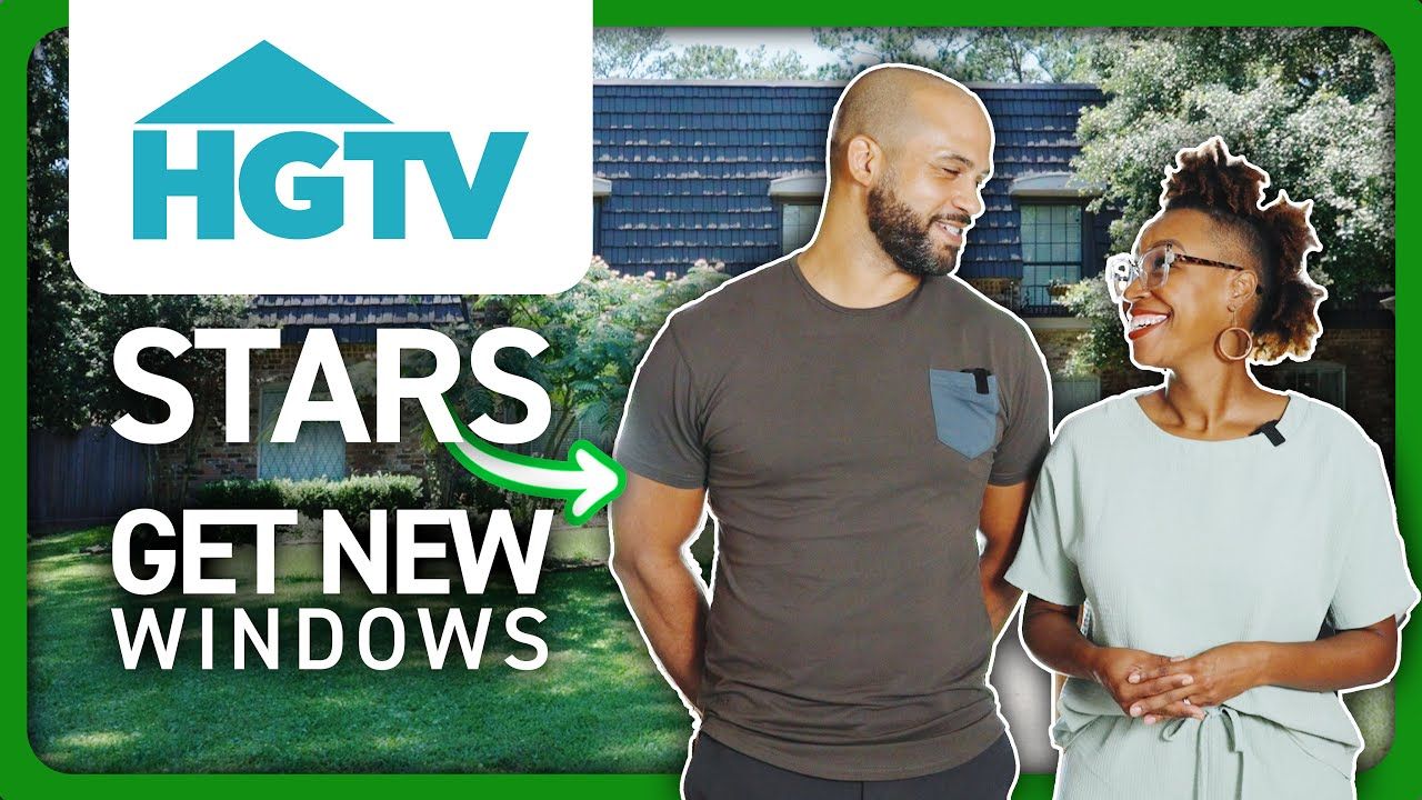 Homeowners replacing their windows on HGTV