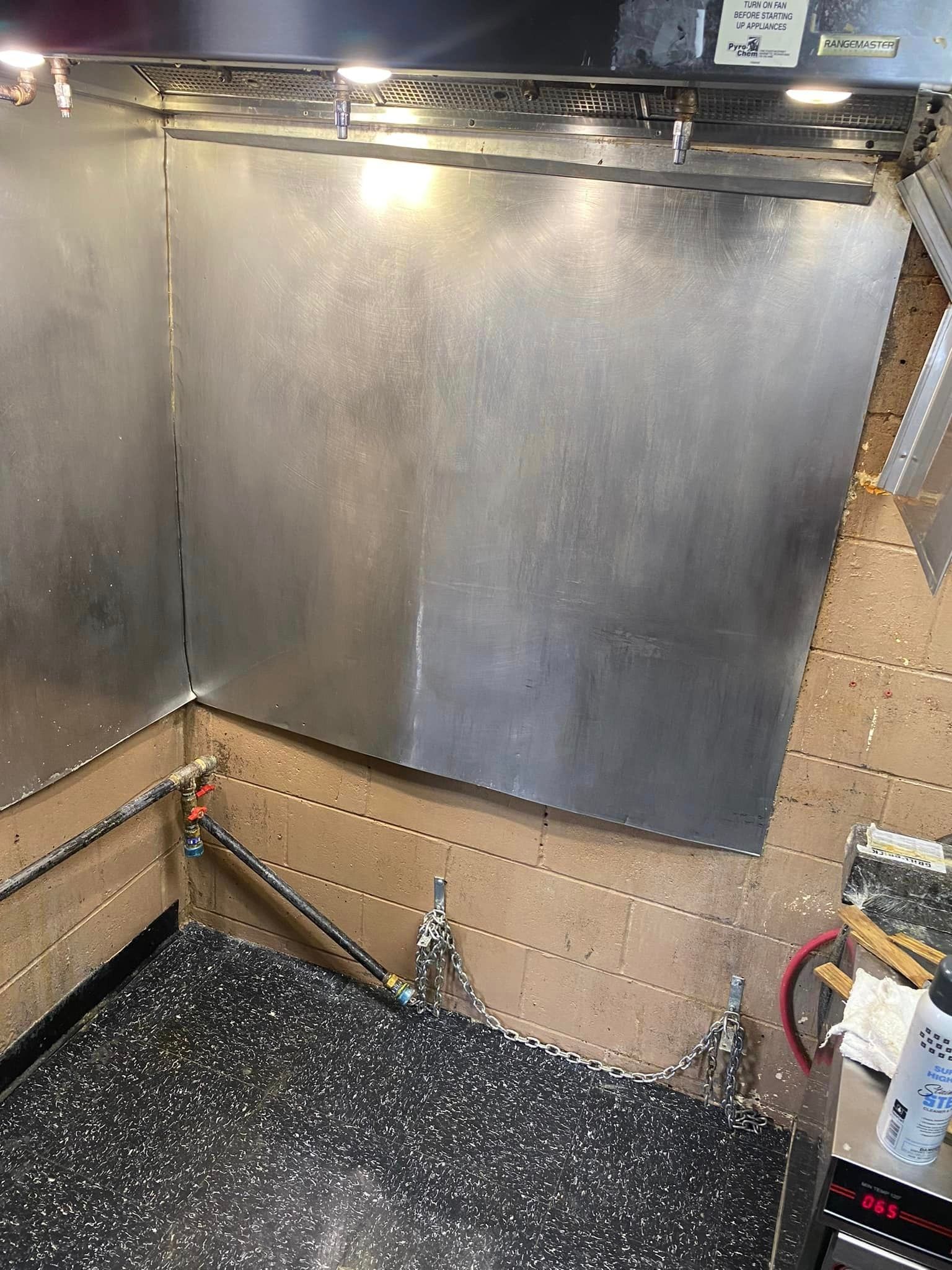 After Cleaning Wall - Princeton, IN - D&T Power Washing