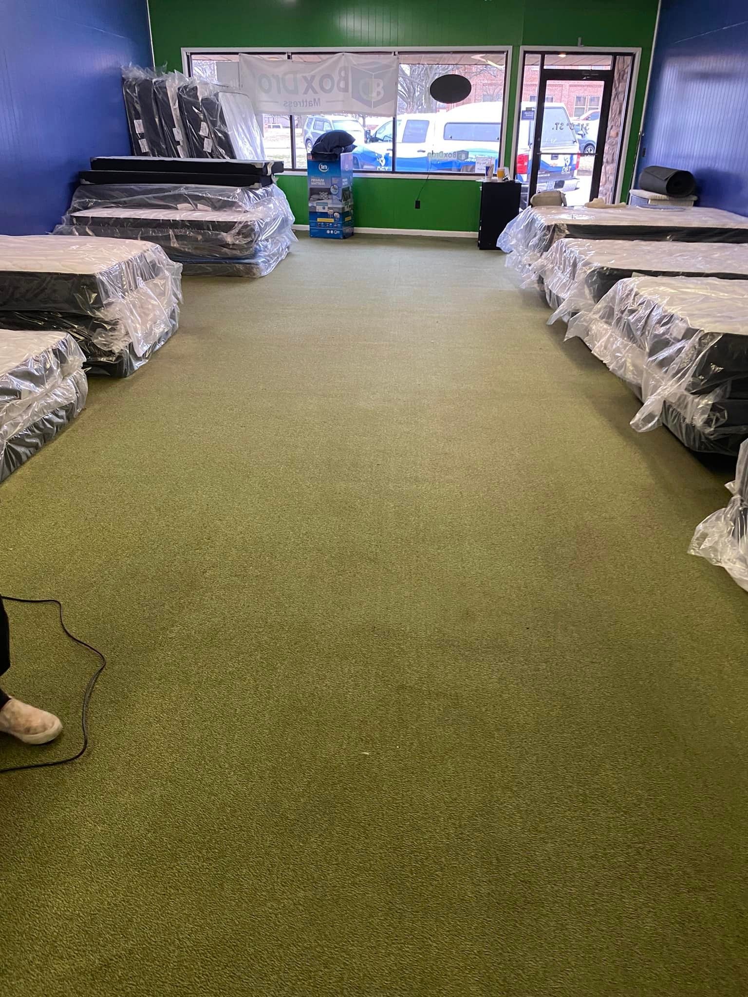 After Cleaning the Green Floor - Princeton, IN - D&T Power Washing