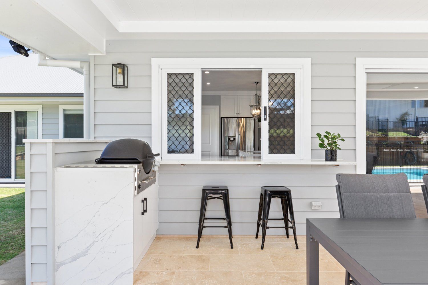 Kitchens Rockhampton Olive & White