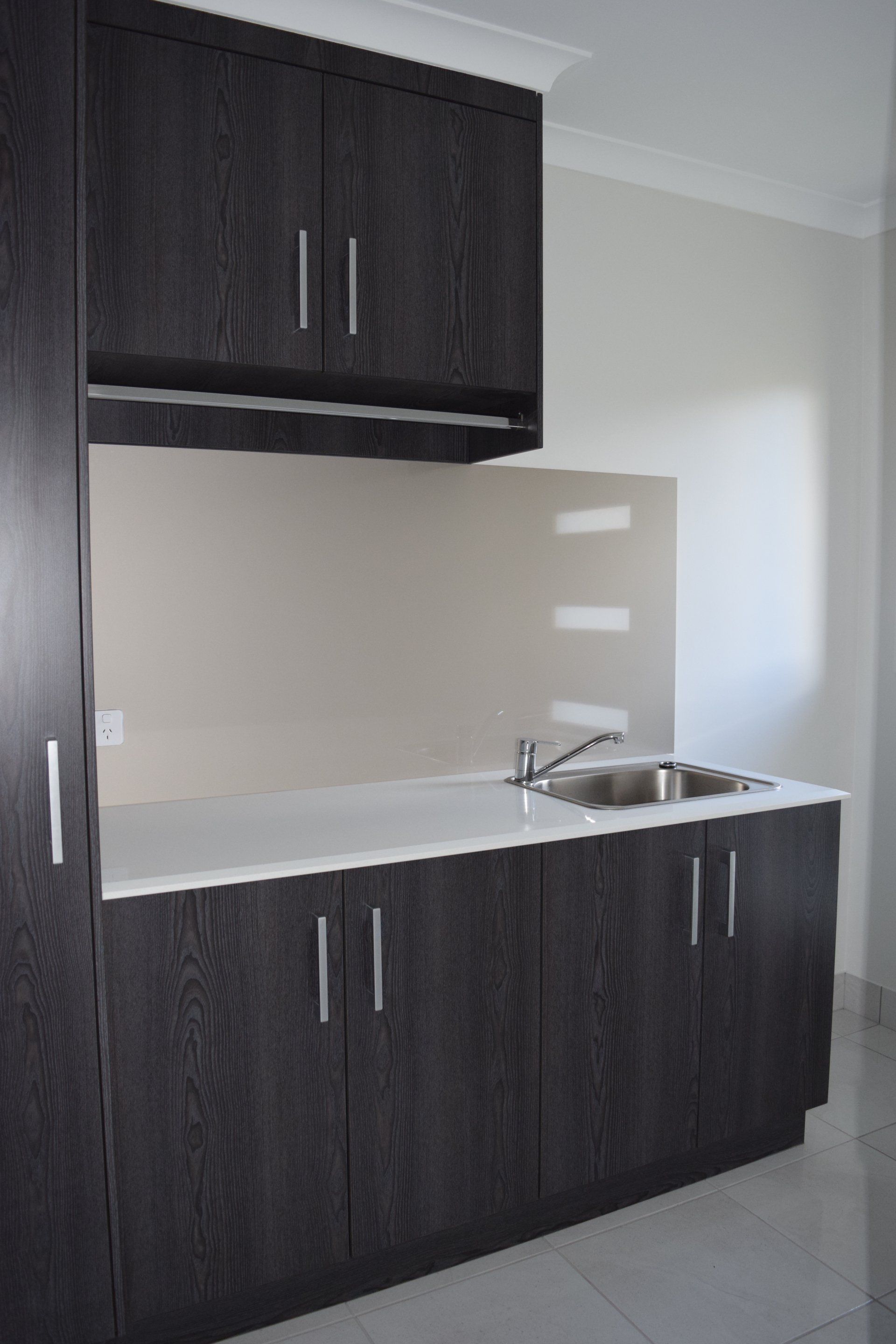 Kitchens Rockhampton Olive & White