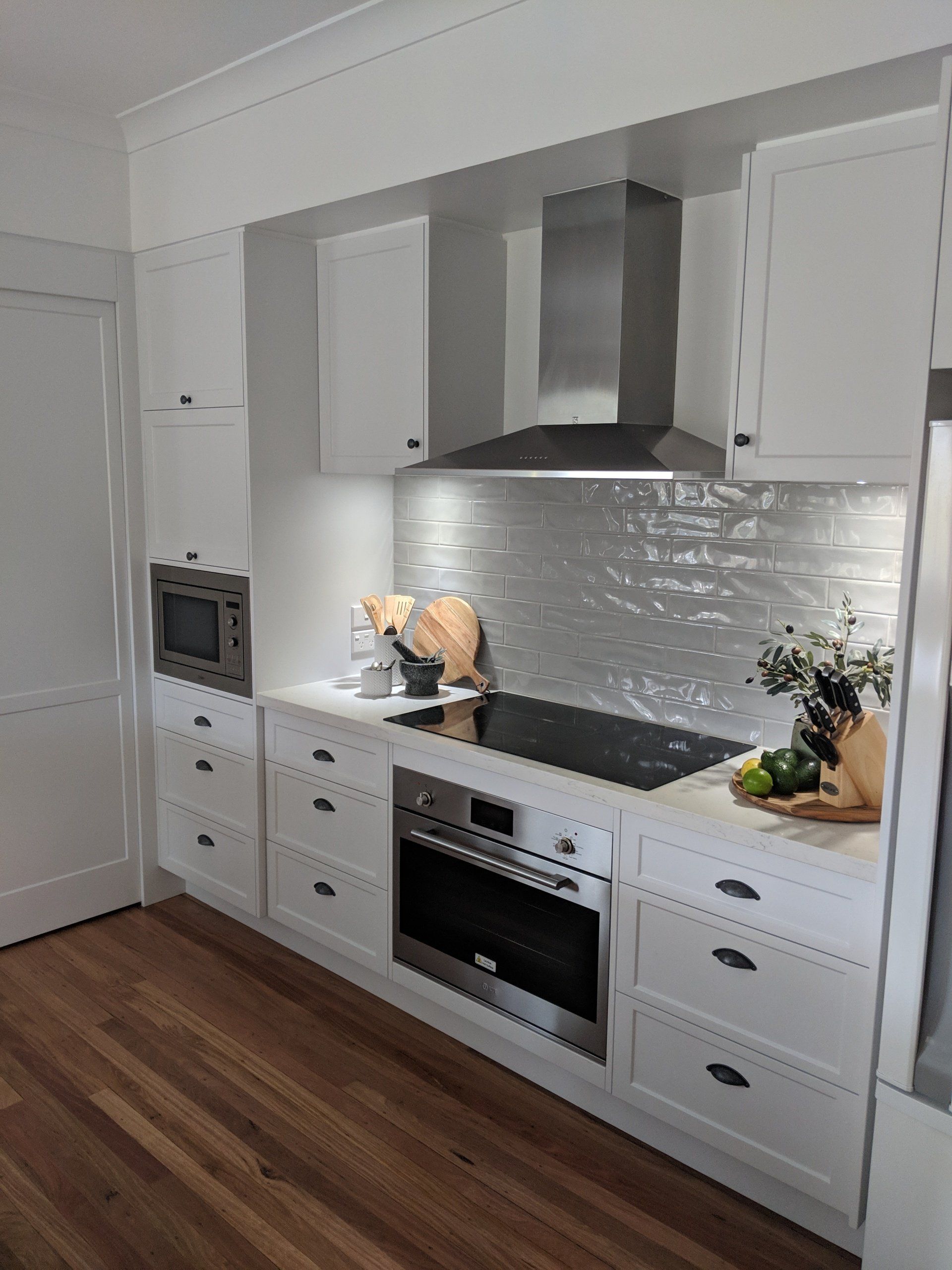 Kitchens Rockhampton Olive & White