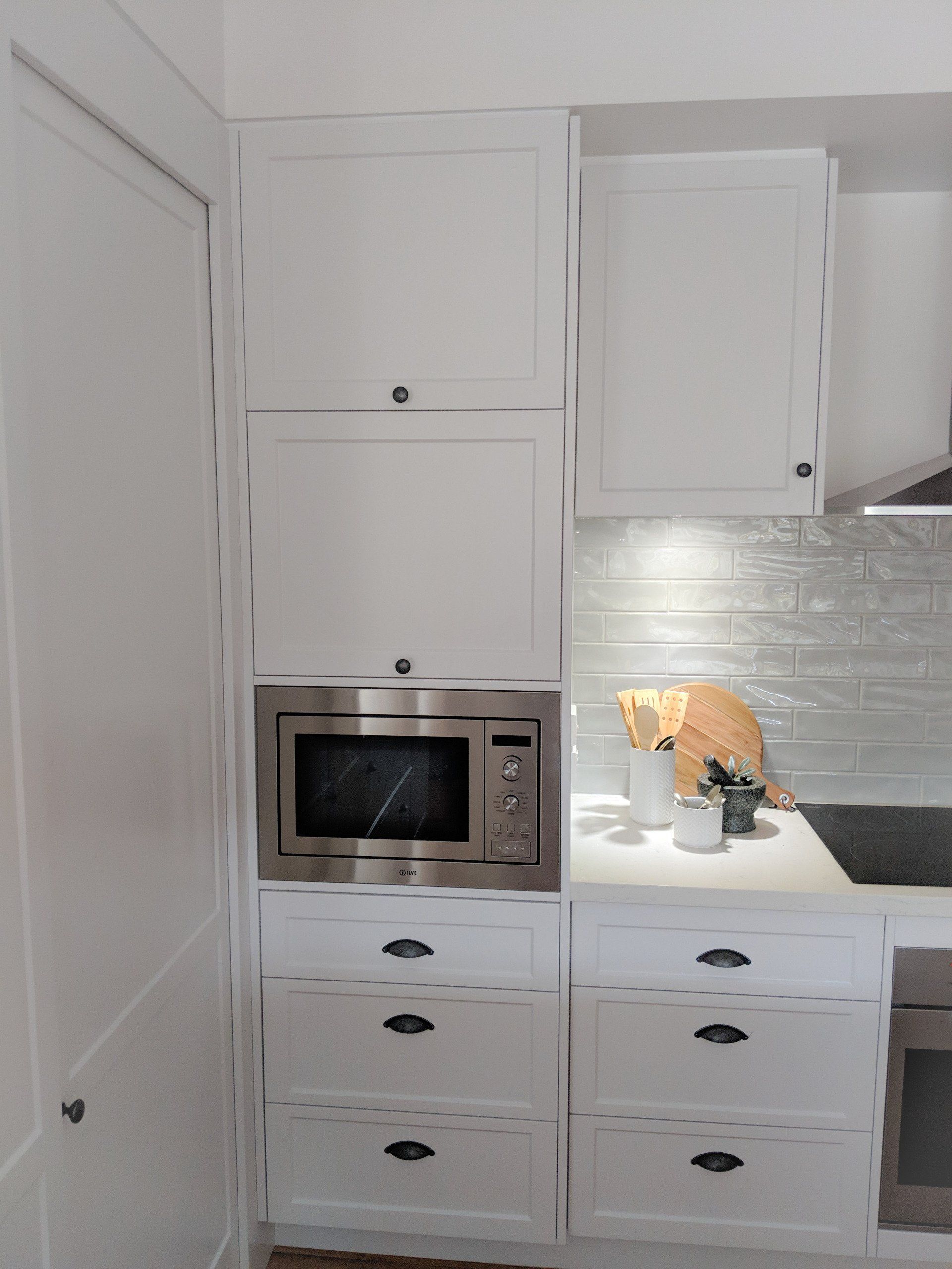 Kitchens Rockhampton Olive & White