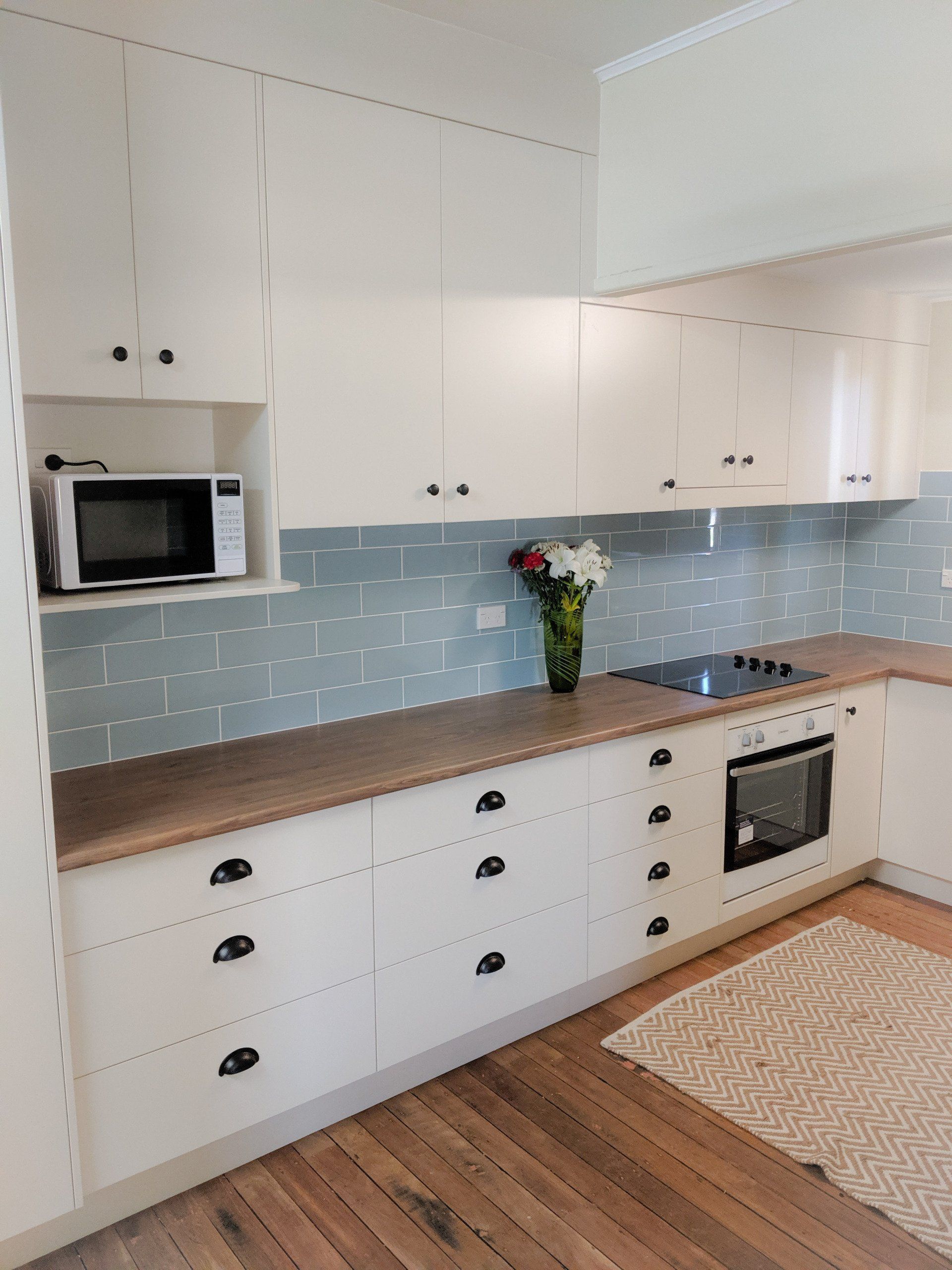 Kitchens Rockhampton Olive & White