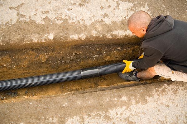 Fitting the Drain Pipes — Anderson, SC — A&R Septic Tank Cleaning