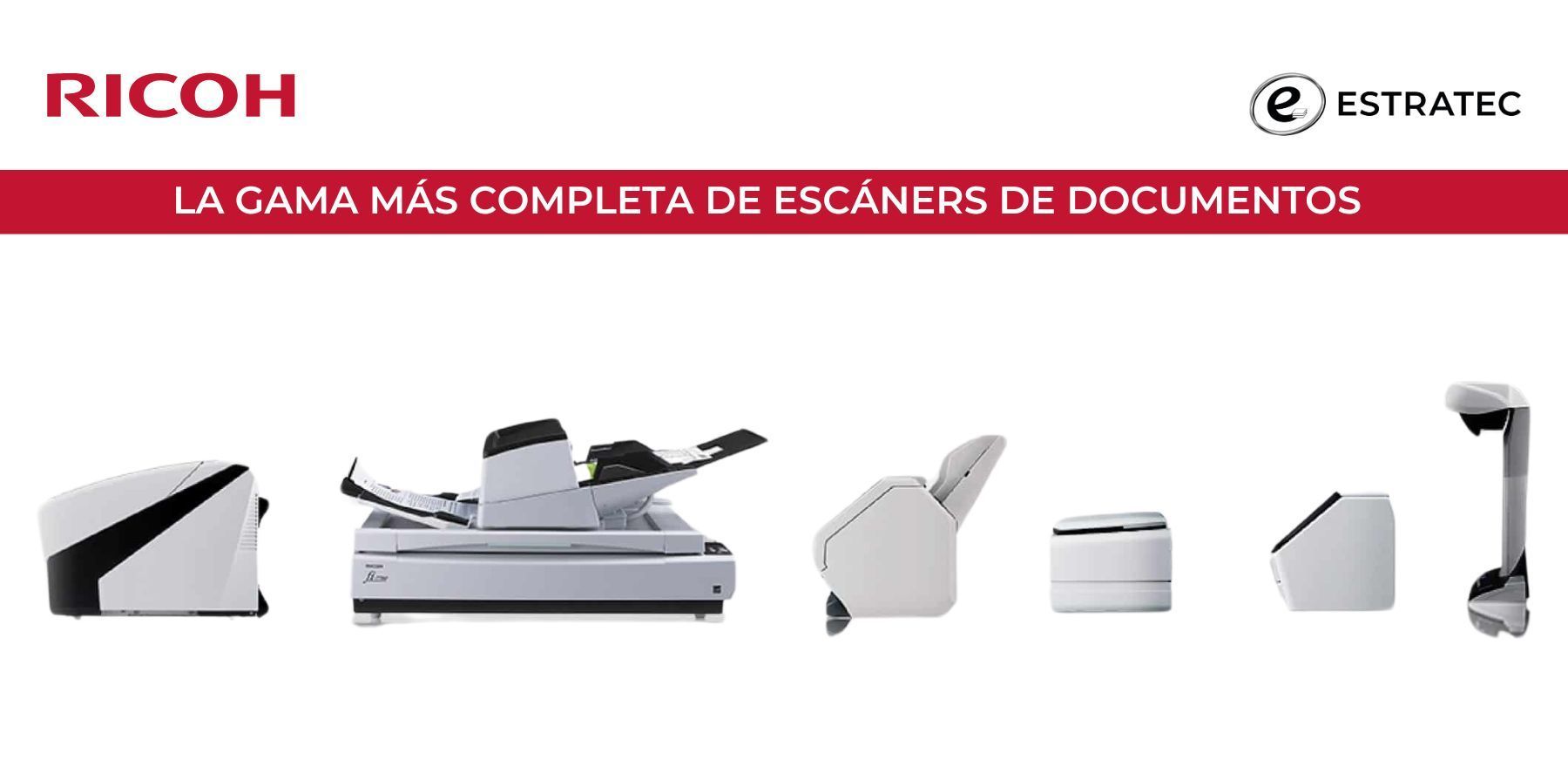 La palabra ricoh está sobre un fondo blanco.