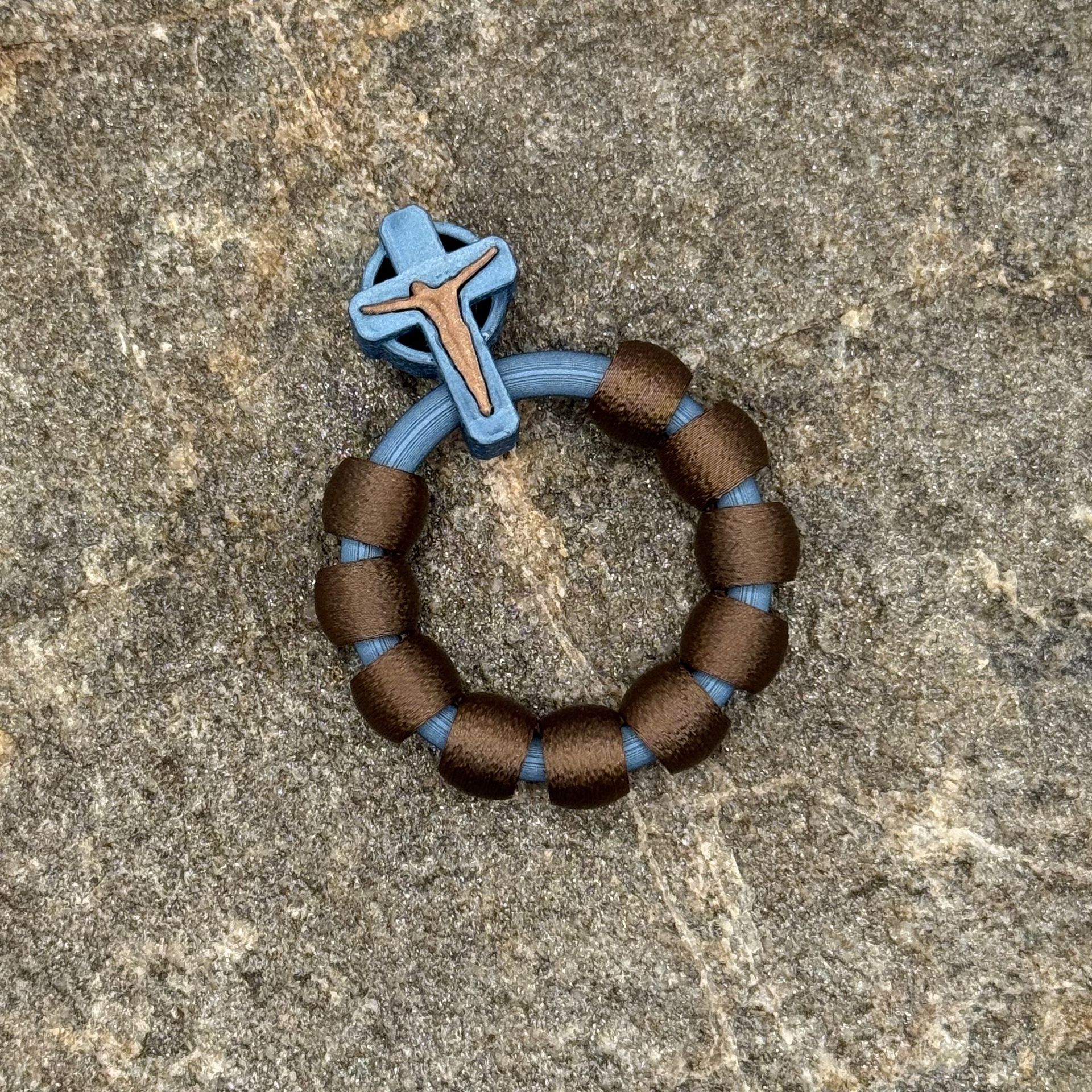 Copper on Cobalt Blue