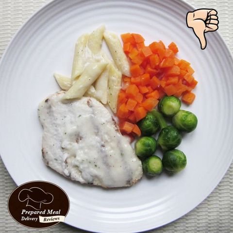 Tradition Meal Solutions Chicken Alfredo with Penne, Carrots, and Brussels Sprouts - $6.95