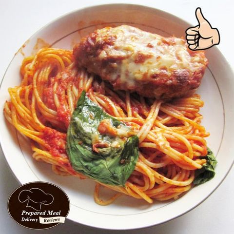 Chicken Parmesan and Spaghetti