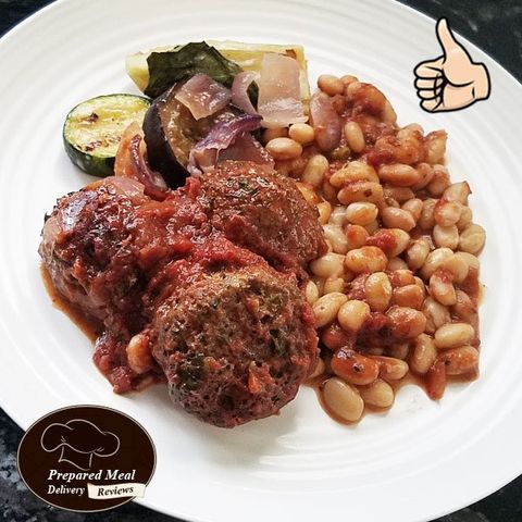 Turkey, Kale and Quinoa Meatballs with Grilled Vegetables - $9