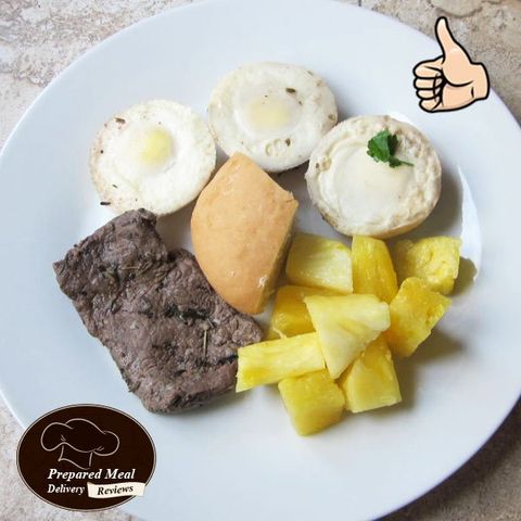 Healthy Chef Creations Steak and Eggs $16