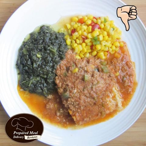 Traditions Meal Solutions Meat Lasagna with Spinach and Corn - $6.95