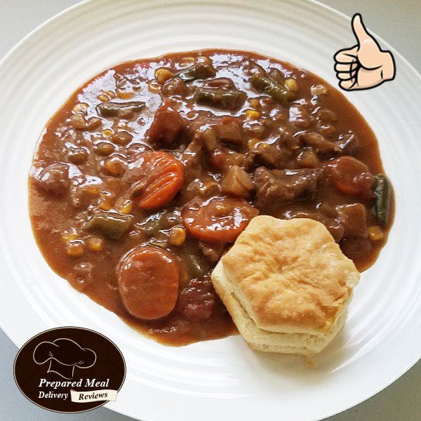 Beef Stew and Buttermilk Biscuit - $7