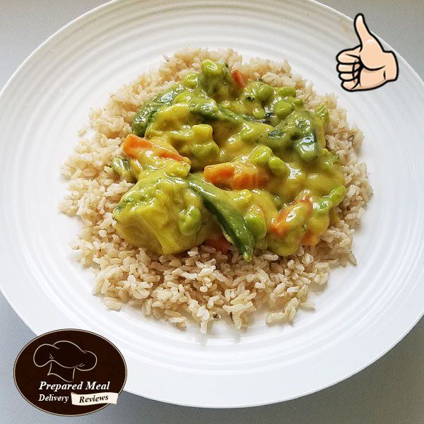 Coconut Curry Vegetables and Brown Rice - $7