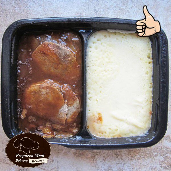 Schwan's Sliced Beef with Mashed Potatoes
