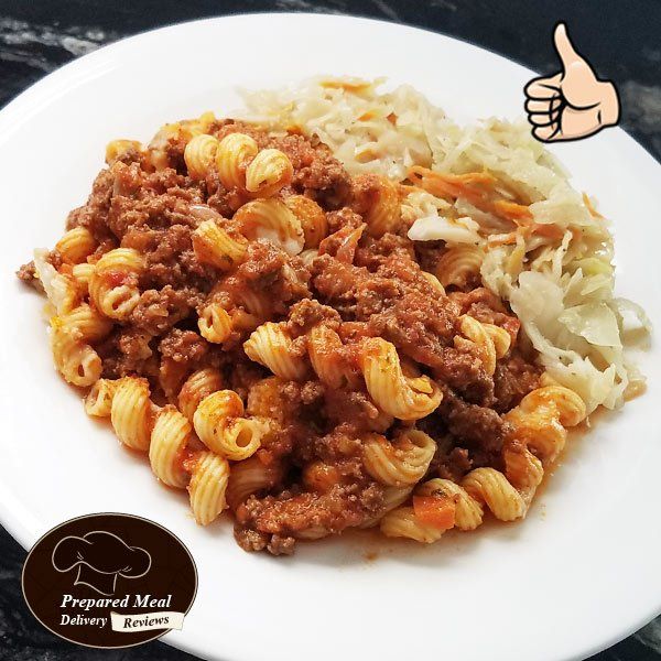 Cavatappi Bolognese with Cabbage