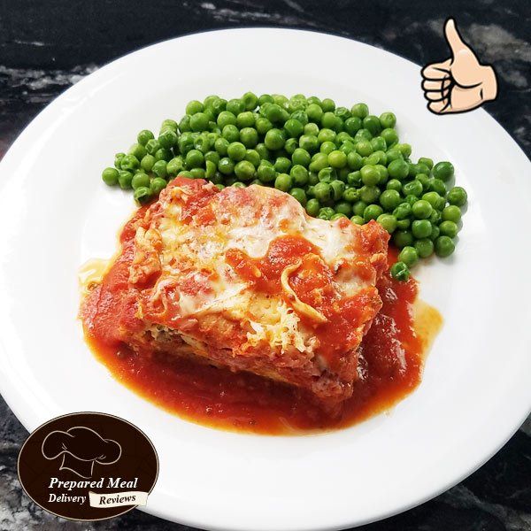 Meat Lasagna with Peas