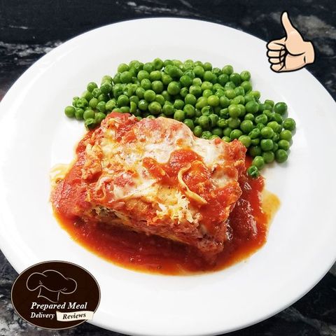 Meat Lasagna with Peas - $9