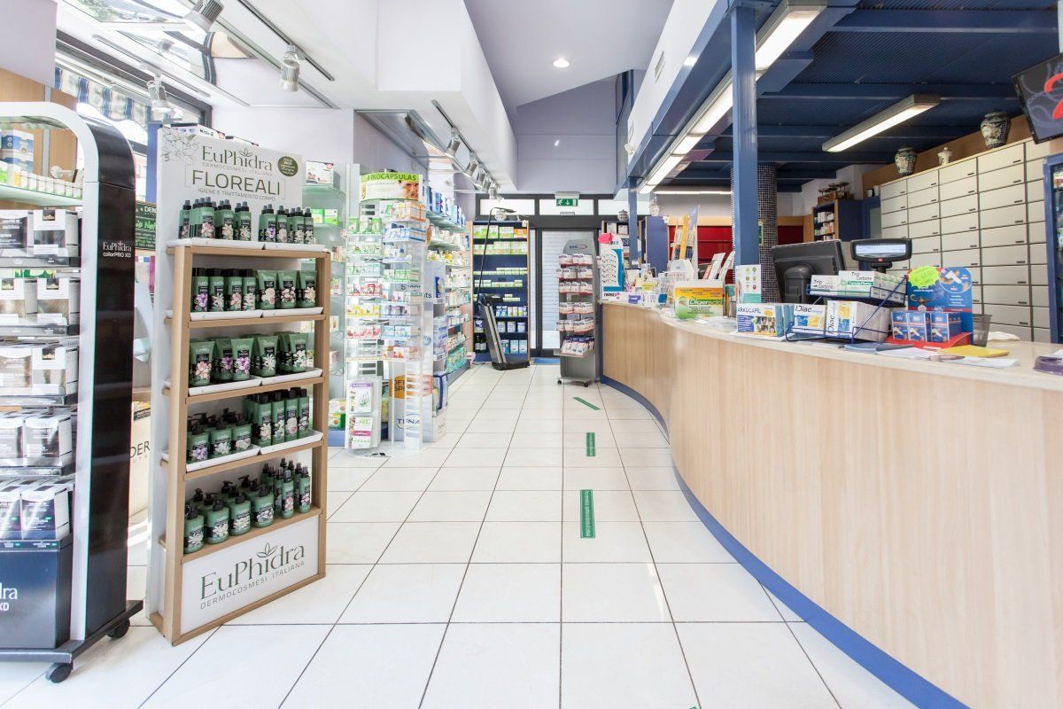 Area interna della farmacia